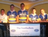 'The Footballers'(LtoR) Conor Gribben, Sean Hasson, Cathal Mooney, Decky Mc Kay and Aiden Mc Mullan